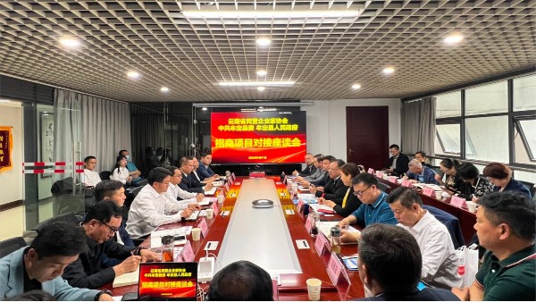 91香蕉视频免费塑膠創始人陳學平參加牟定縣招商引資座談會